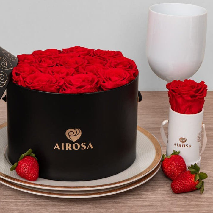 Flores infinita Airosa box blanco - Airosa