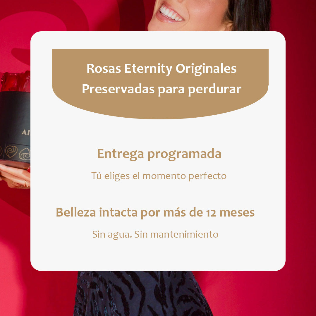 Rosa preservada Joyero Gris Airosa