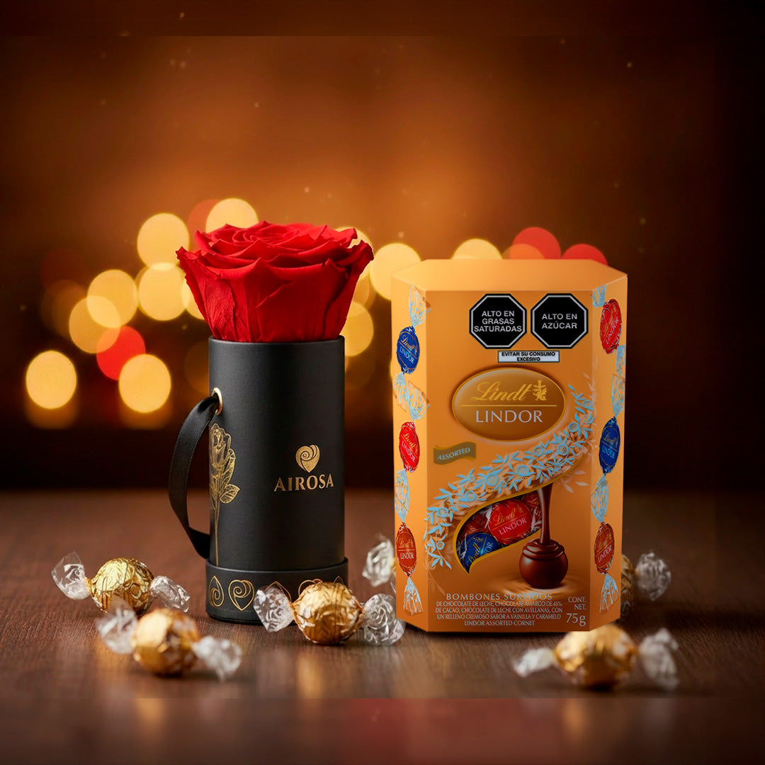 Rosa Eterna Natural Venus Airosa - Chocolate Suizo