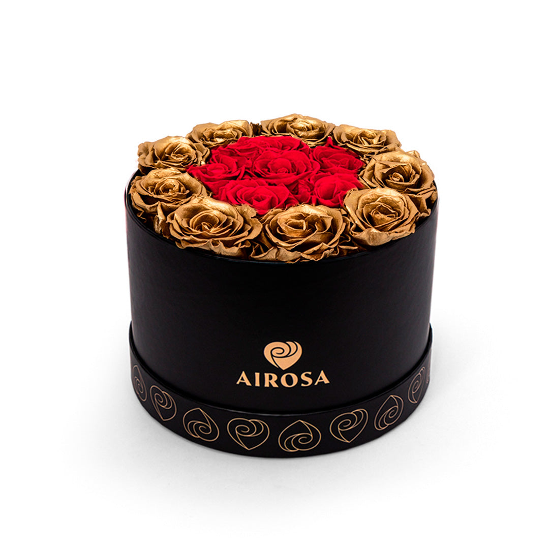 Promesa Dorada: rosas preservadas Airosa