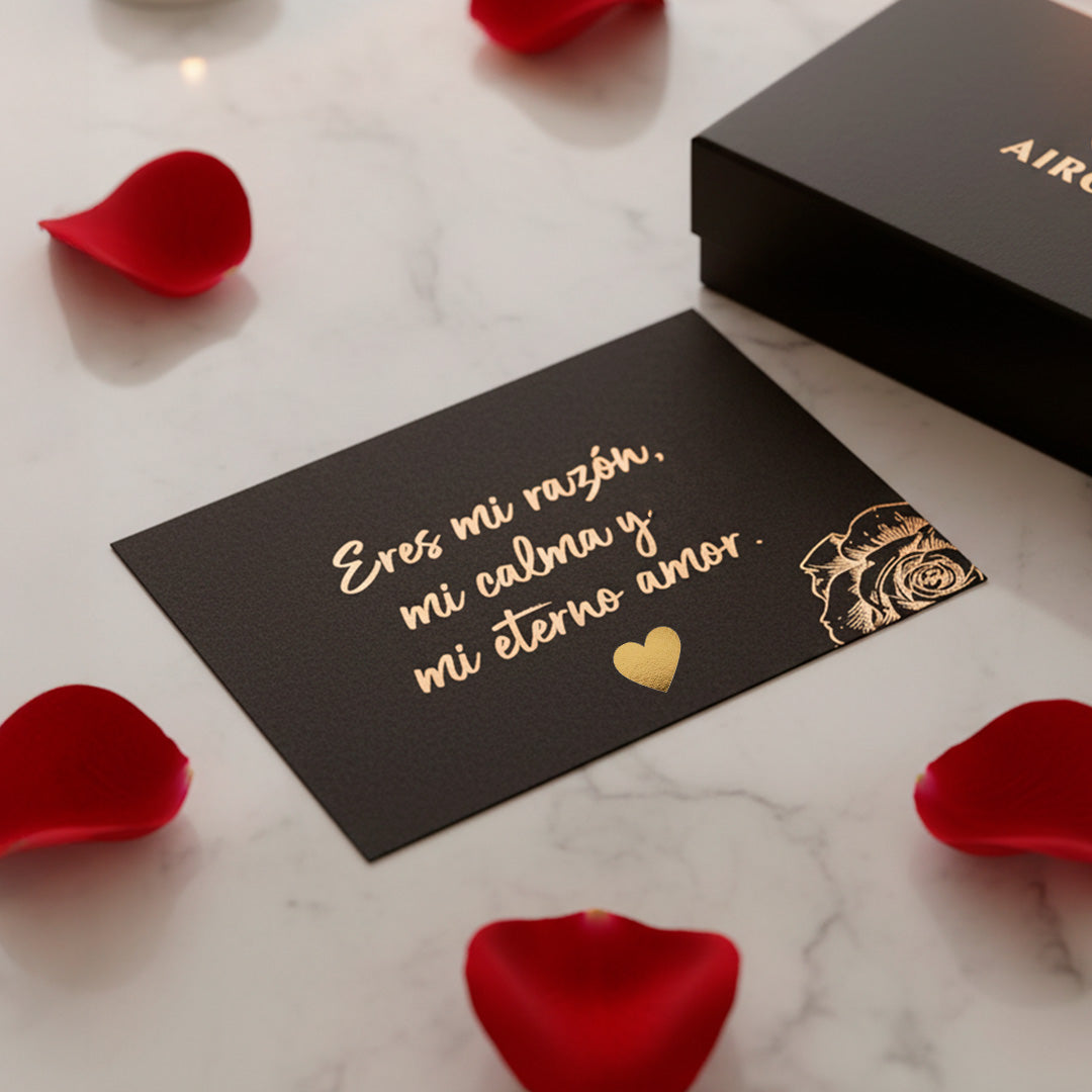 Rosas Preservadas Diva AIROSA - Pack x4 Azul Royal Box Blanco